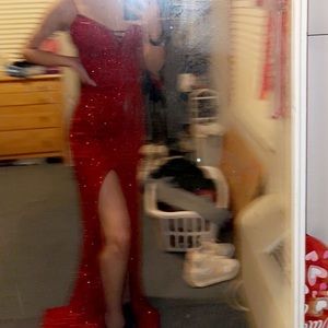 Red prom dress